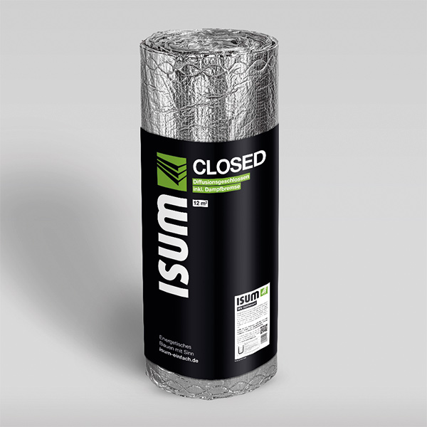 ISUM Closed Isolationsfolie (Rolle 12 m²)